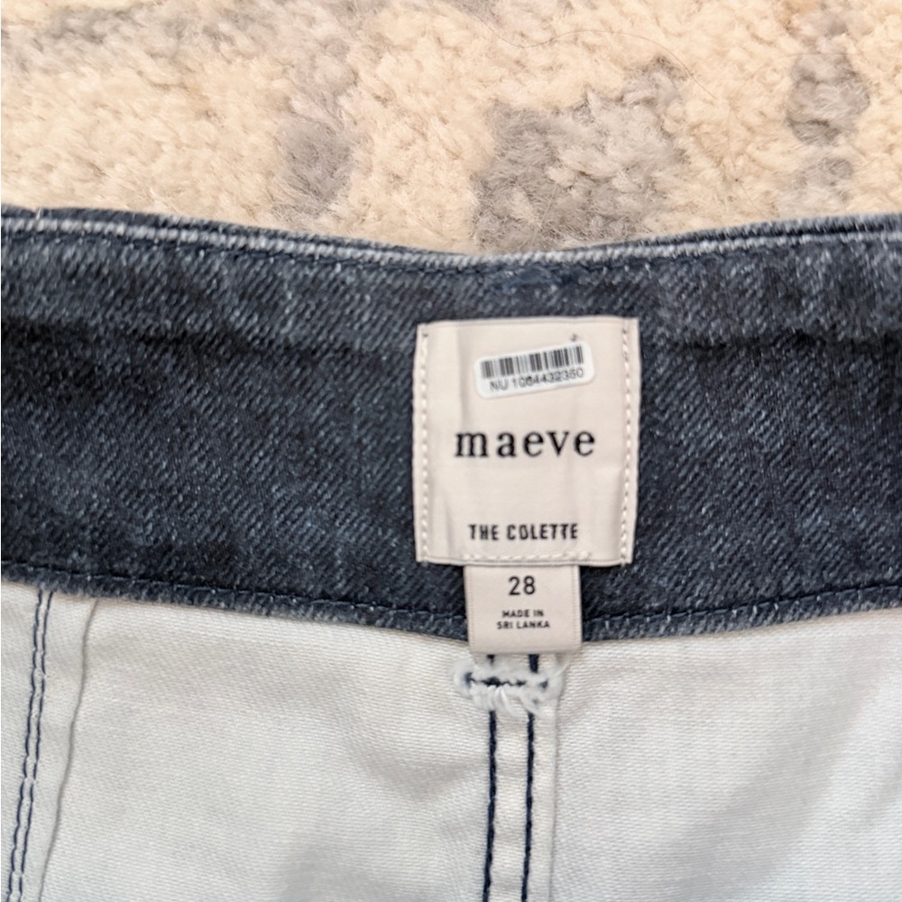 Sold out Anthropologie The Colette Denim Crop Wide-Leg Jeans by Maeve - Picture 5 of 6